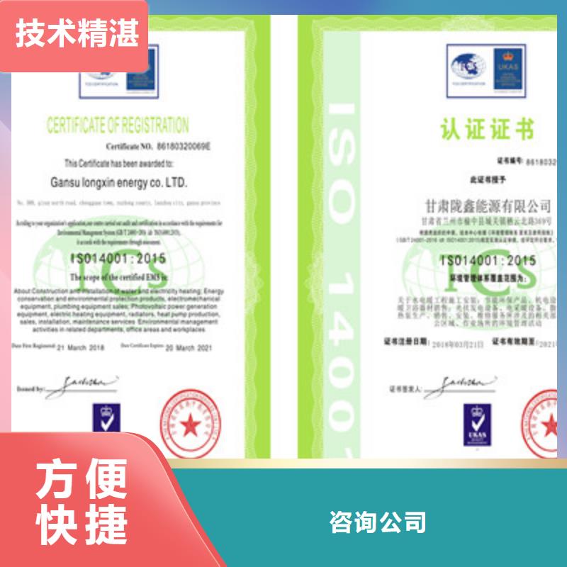 ISO9001质量管理体系认证专业团队