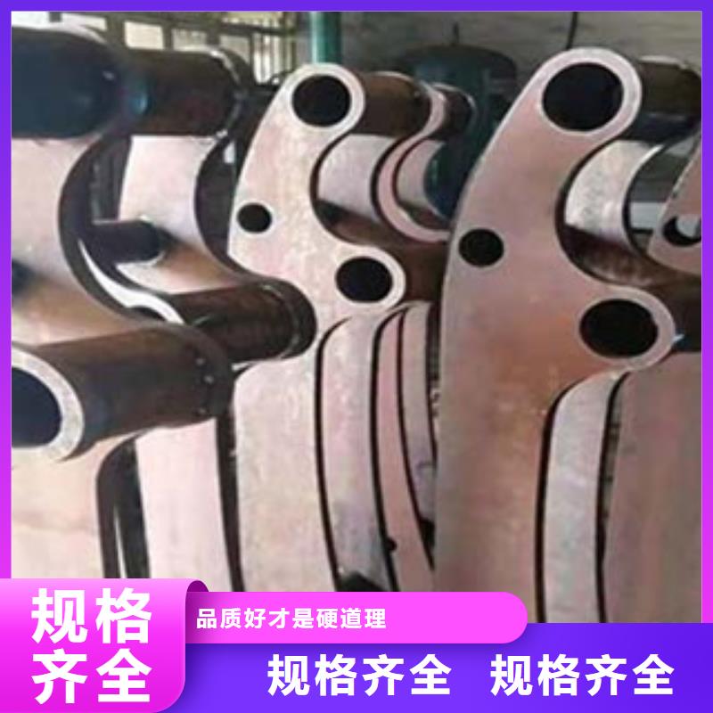 不锈钢复合管护栏钢板立柱,【双金属复合管】自产自销鑫隆昌高铁护栏厂家