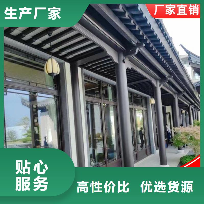 铝代木古建墀头技艺精湛