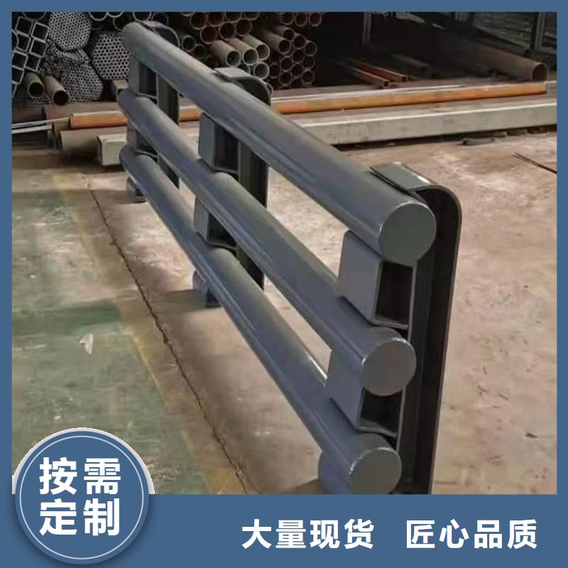 铸造石仿石护栏立柱-镀锌喷塑防撞栏细节之处更加用心