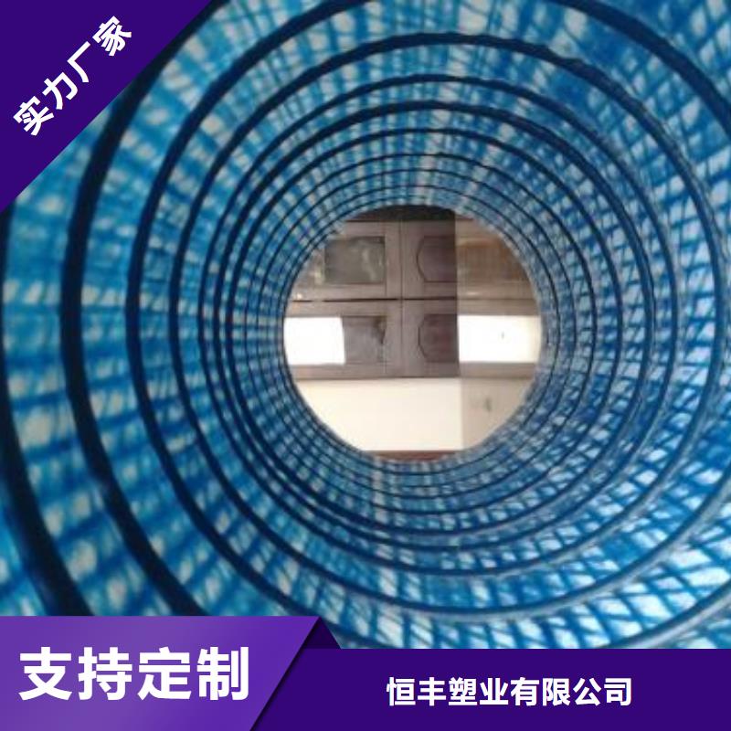 【软式透水管】 PP焊接土工格栅款式多样恒丰双向塑料土工格栅