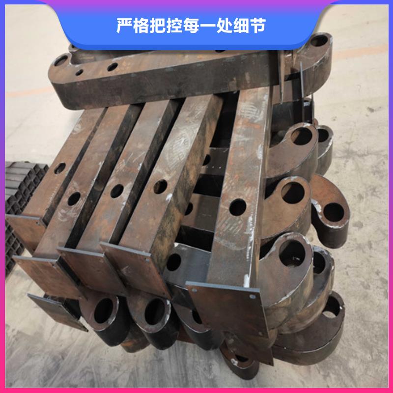 不锈钢复合管防撞护栏 河道护栏产品细节参数