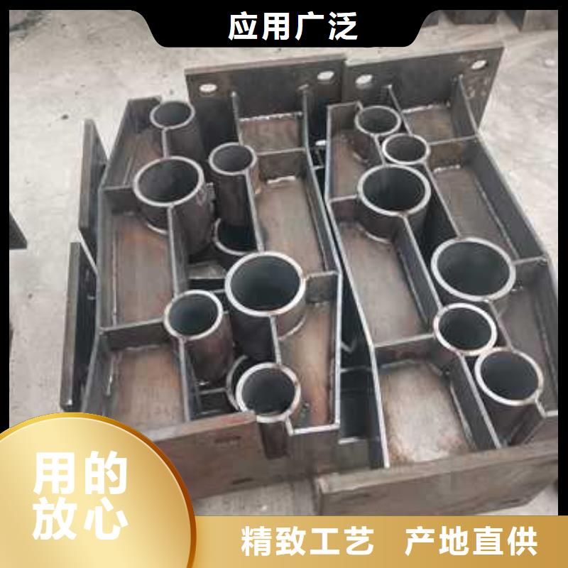 不锈钢复合管防撞护栏 河道护栏产品细节参数