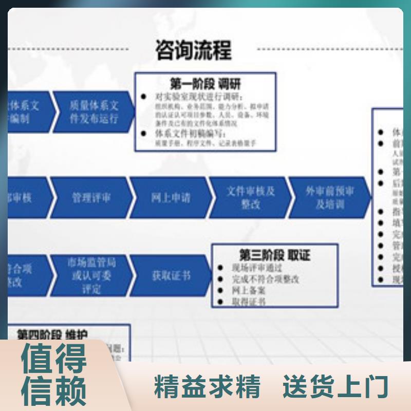 CNAS实验室认可CMA申请过程专业生产N年