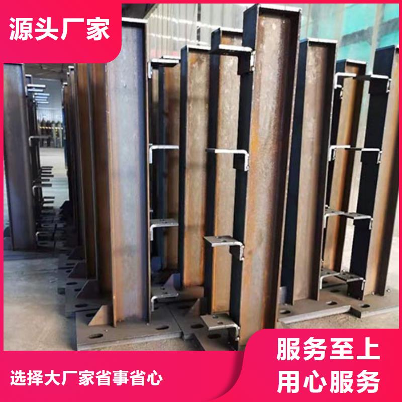 景观护栏钢背木护栏供应商