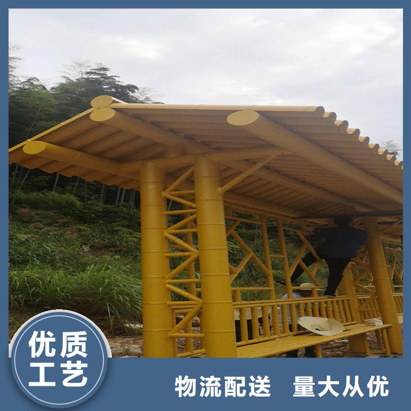定制仿古公交车候车亭批发
