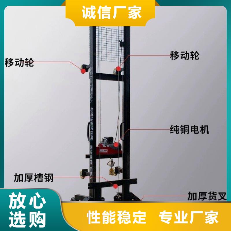 电动上砖机二次构造柱泵精工制作