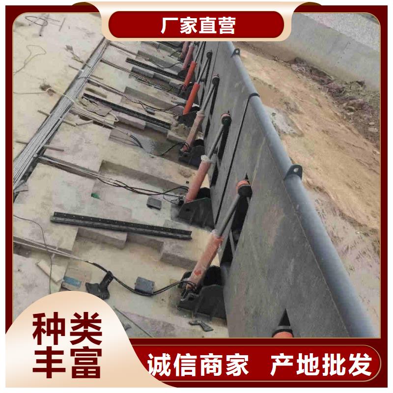液压翻板钢闸门来厂实地考察