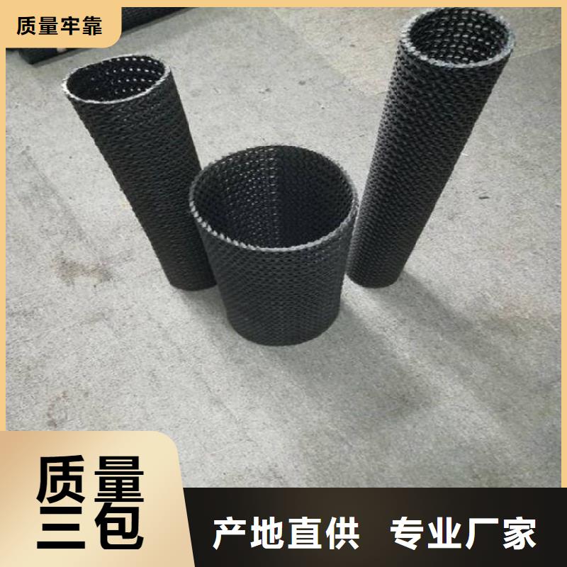 硬式透水管钢塑格栅一周内发货