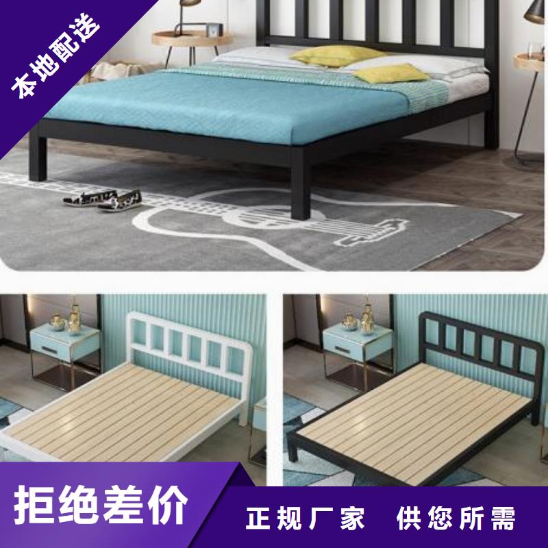 县铁床双层长条不锈钢餐桌