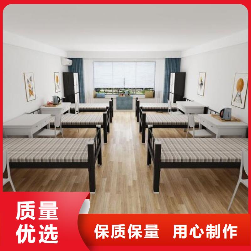 单人铁床八人位不锈钢餐桌