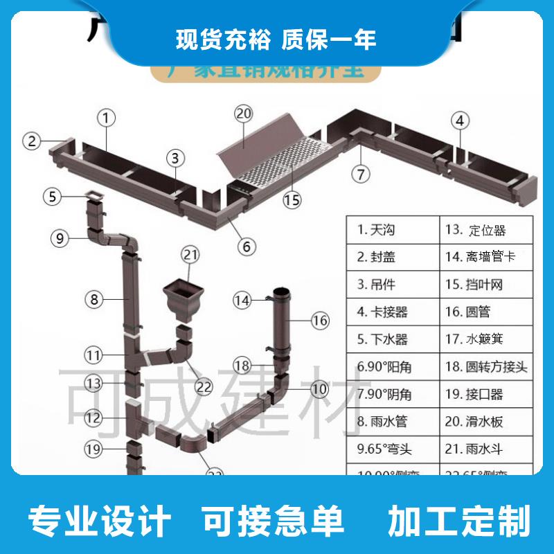 【 天沟,彩铝天沟货源直供】|玉树|海东|黄南|果洛|海南|西宁|海北制造商