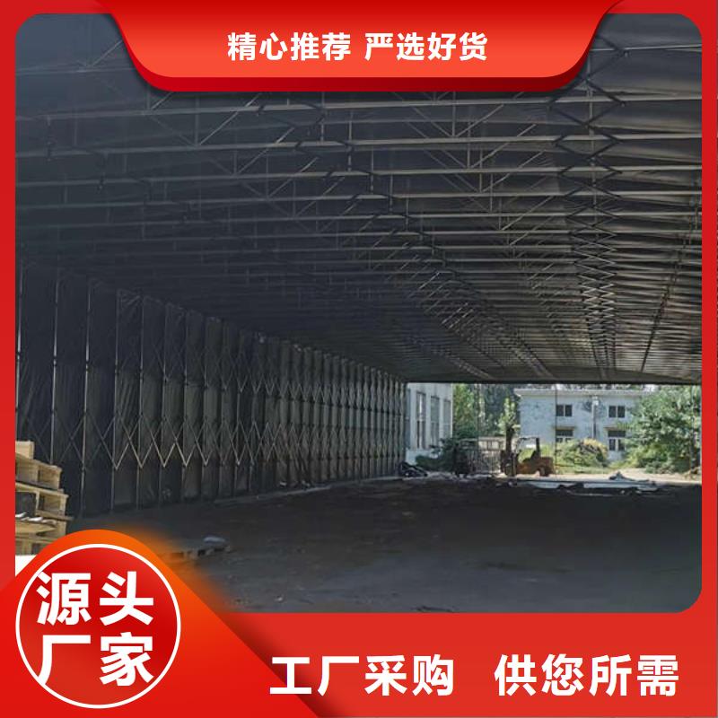推拉帐篷来厂考察