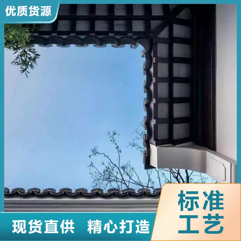 铝代木古建-古铜色回廊建筑专业的生产厂家