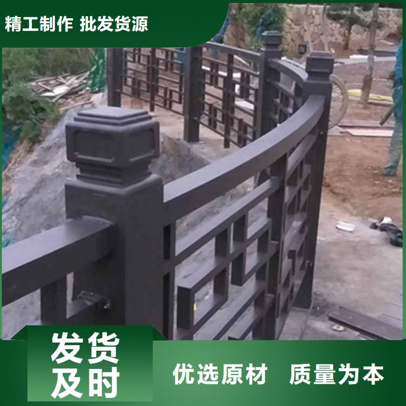 古建亭廊 铝代木园林使用寿命长久