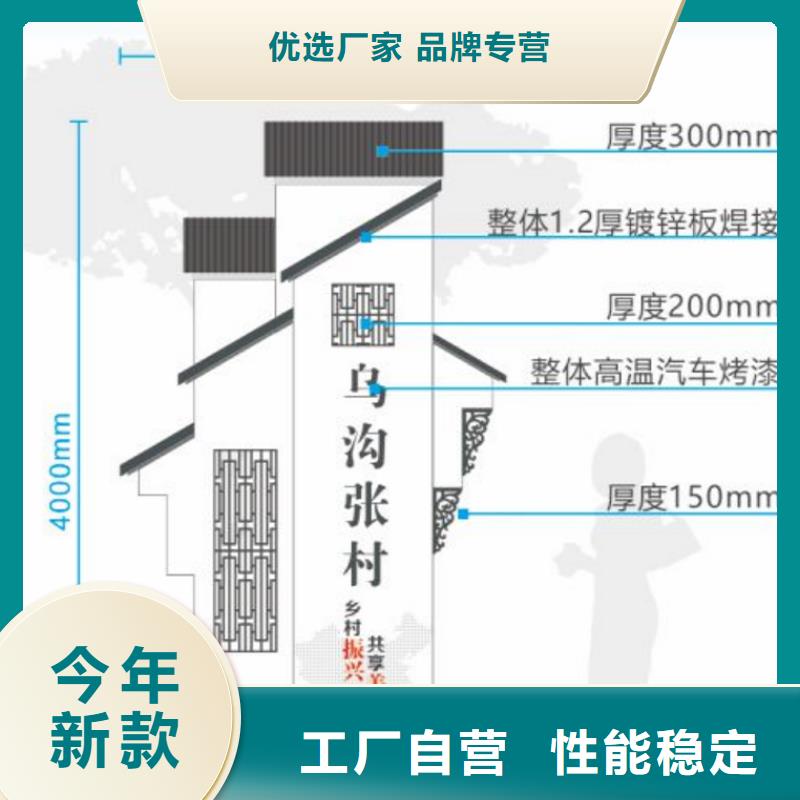 美丽乡村入口标识牌批发