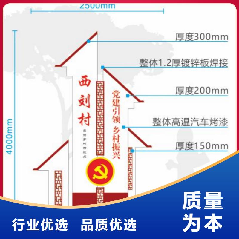 户外仿古村牌烤漆导视牌订制