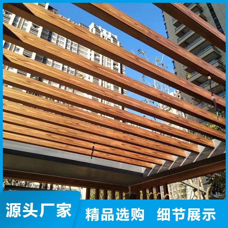 廊架长廊木纹漆厂家定制#不锈钢#长廊花架#廊架护栏