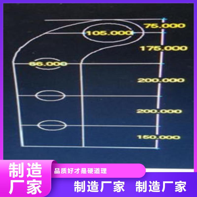 Q235材质钢板立柱切割桥梁护栏生产厂家实体厂家支持定制