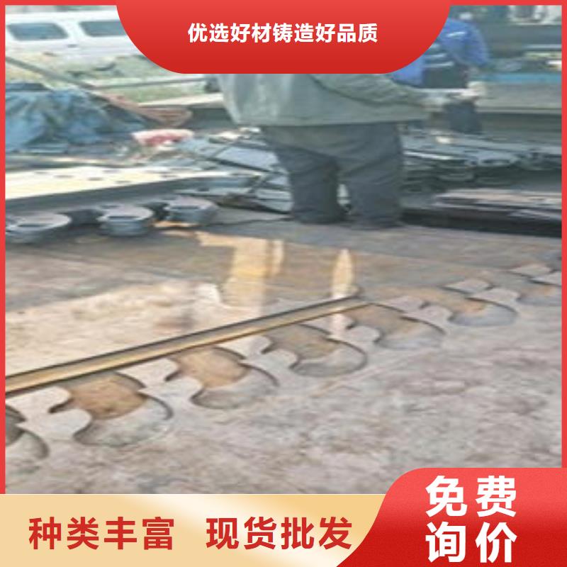 厂家工艺先进【 Q235材质钢板立柱切割304不锈钢复合管护栏价格现货销售】