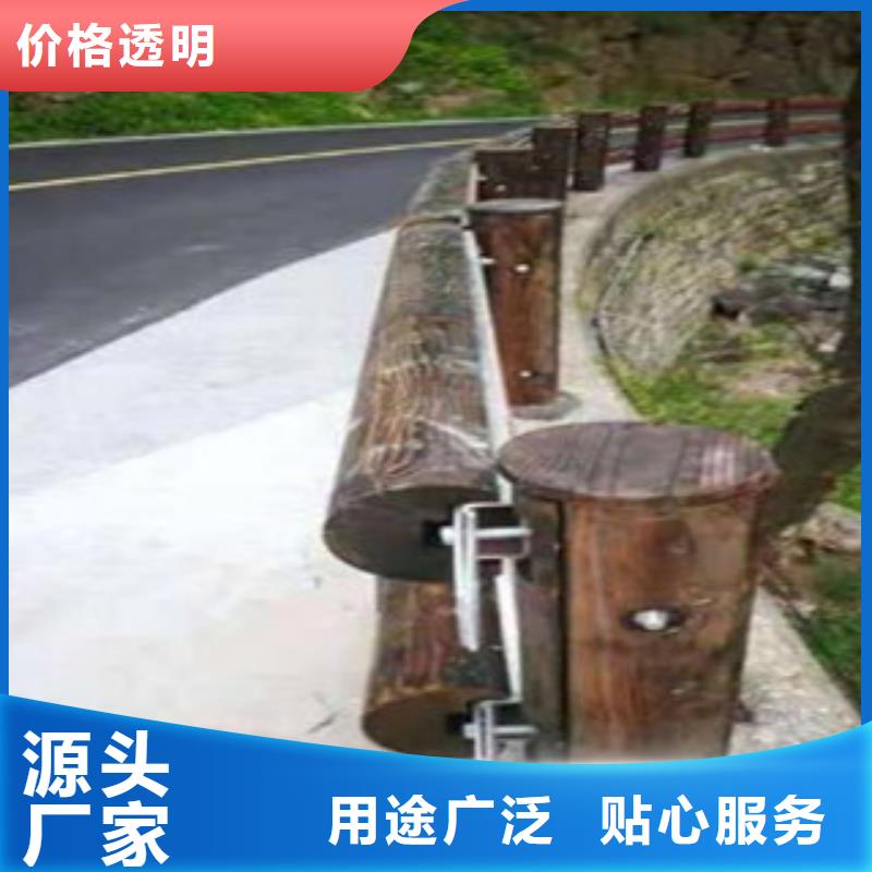 严选好货 【 钢背木护栏-河道护栏讲信誉保质量】