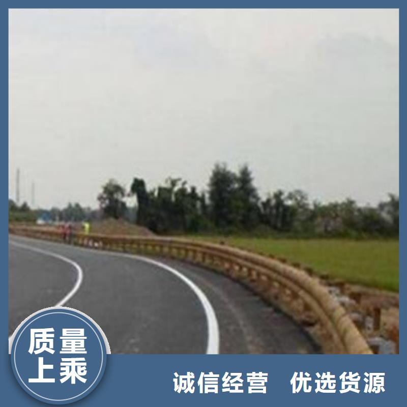 钢背木护栏,桥梁景观护栏源头采购