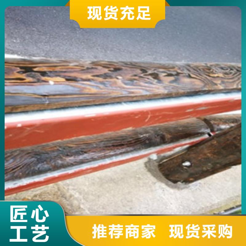 钢背木护栏,桥梁景观护栏源头采购