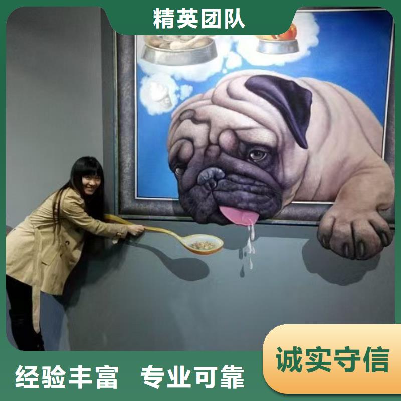 墙绘手绘3D彩绘户外墙画技术精湛服务至上