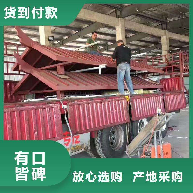 仿古公交站台品质有保障智能报站公交站台